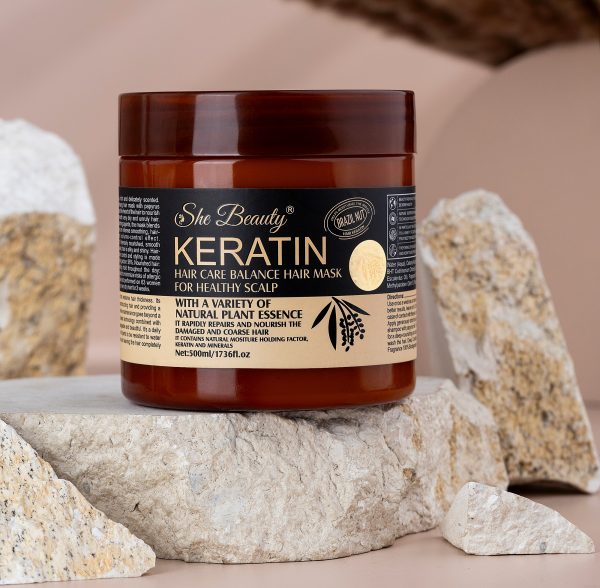 Keratin Hair Care Balance Hair Mask & Hair Treatment – (500ml) - MintCraze